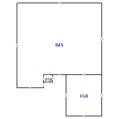 Building layout (traversing data) of this property