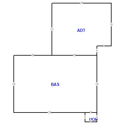 Building layout (traversing data) of this property