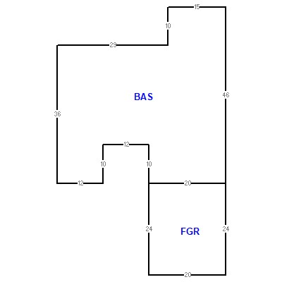 Building layout (traversing data) of this property