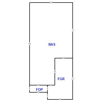 Building layout (traversing data) of this property