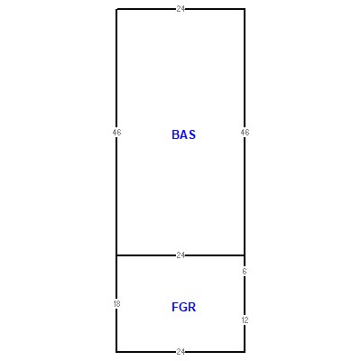 Building layout (traversing data) of this property