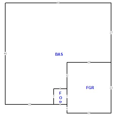Building layout (traversing data) of this property