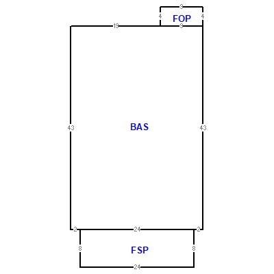 Building layout (traversing data) of this property