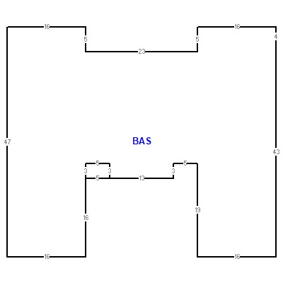 Building layout (traversing data) of this property