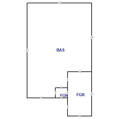 Building layout (traversing data) of this property