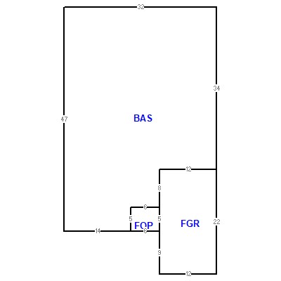 Building layout (traversing data) of this property
