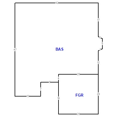Building layout (traversing data) of this property