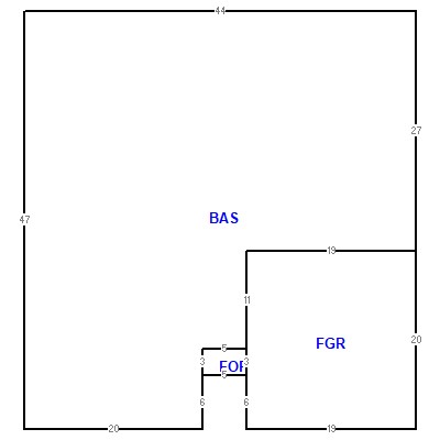 Building layout (traversing data) of this property