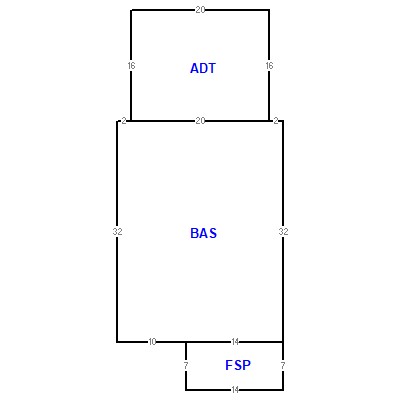Building layout (traversing data) of this property