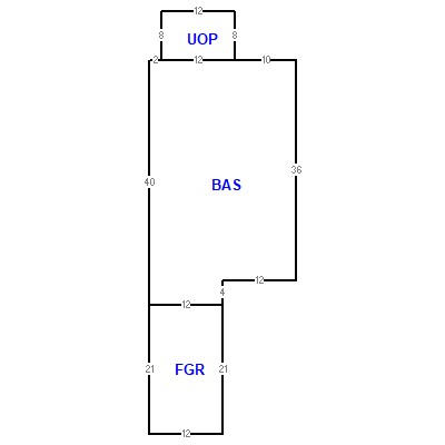 Building layout (traversing data) of this property