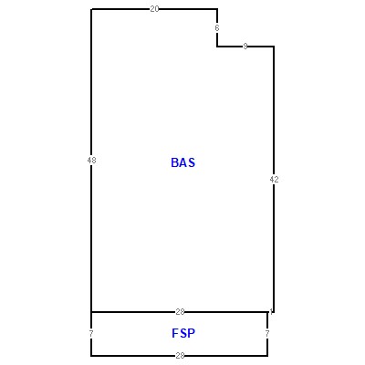 Building layout (traversing data) of this property