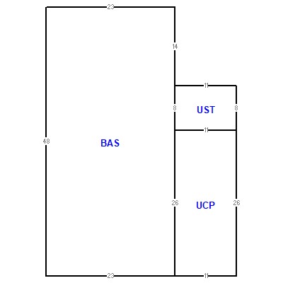 Building layout (traversing data) of this property