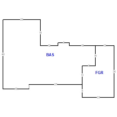 Building layout (traversing data) of this property