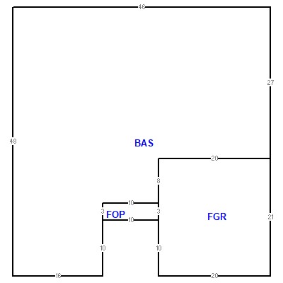Building layout (traversing data) of this property
