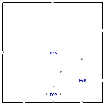 Building layout (traversing data) of this property