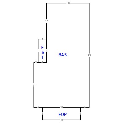 Building layout (traversing data) of this property