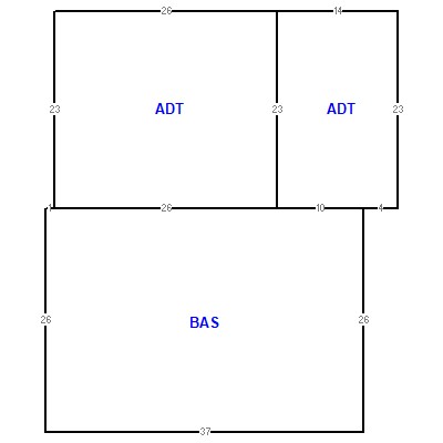 Building layout (traversing data) of this property