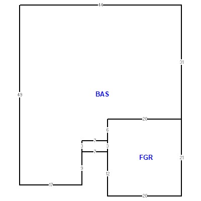 Building layout (traversing data) of this property