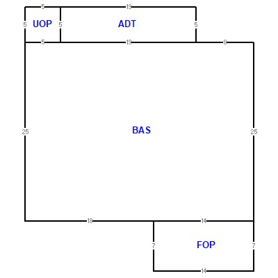 Building layout (traversing data) of this property
