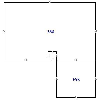 Building layout (traversing data) of this property