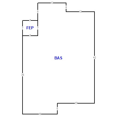 Building layout (traversing data) of this property