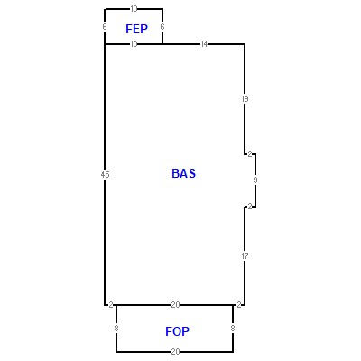 Building layout (traversing data) of this property