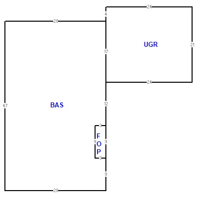 Building layout (traversing data) of this property