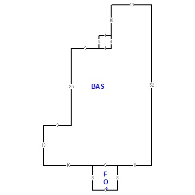 Building layout (traversing data) of this property