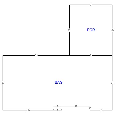 Building layout (traversing data) of this property