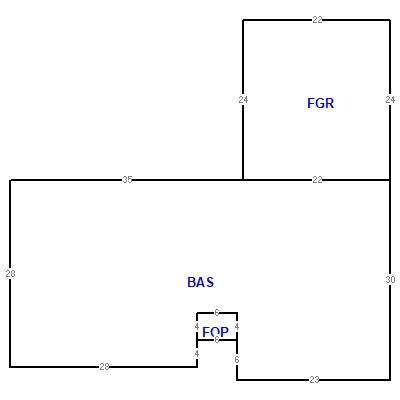 Building layout (traversing data) of this property