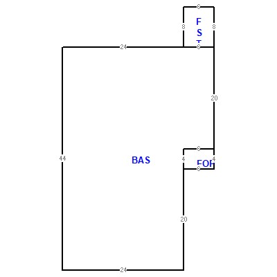Building layout (traversing data) of this property