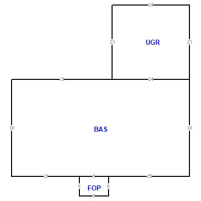 Building layout (traversing data) of this property