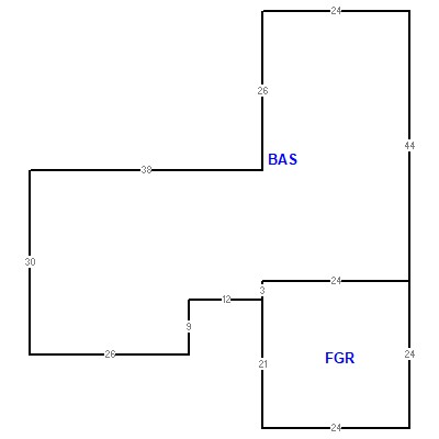 Building layout (traversing data) of this property