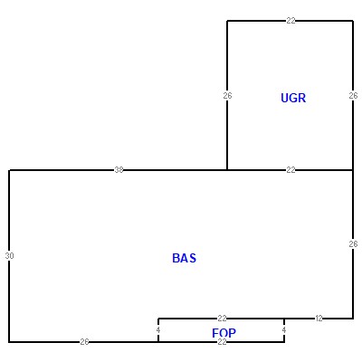 Building layout (traversing data) of this property