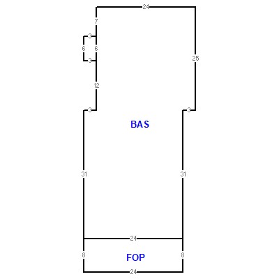 Building layout (traversing data) of this property