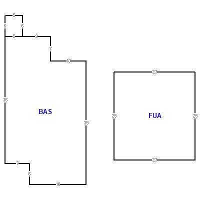 Building layout (traversing data) of this property