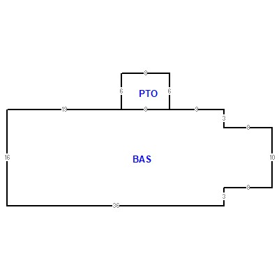 Building layout (traversing data) of this property