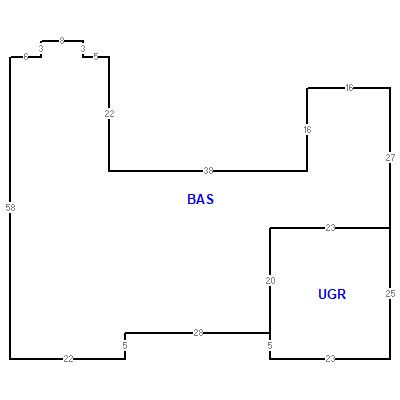 Building layout (traversing data) of this property