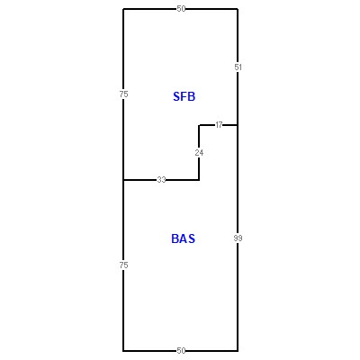 Building layout (traversing data) of this property
