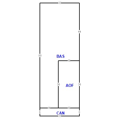 Building layout (traversing data) of this property