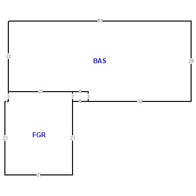 Building layout (traversing data) of this property