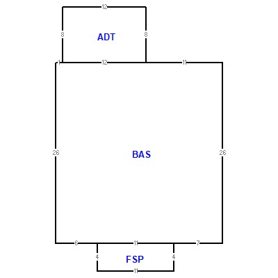 Building layout (traversing data) of this property