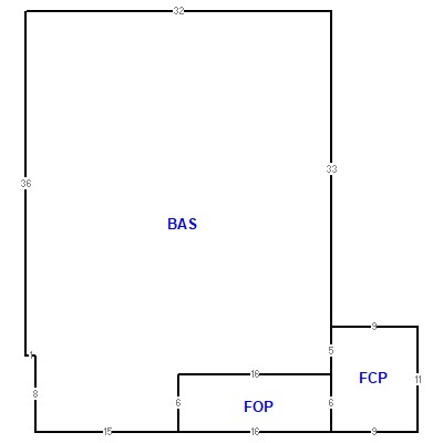 Building layout (traversing data) of this property