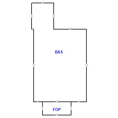 Building layout (traversing data) of this property