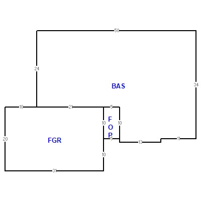 Building layout (traversing data) of this property
