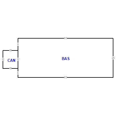 Building layout (traversing data) of this property