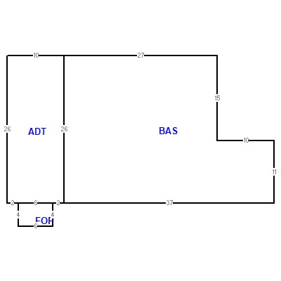 Building layout (traversing data) of this property