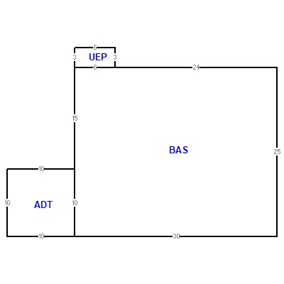 Building layout (traversing data) of this property