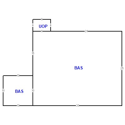 Building layout (traversing data) of this property