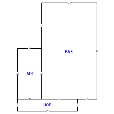 Building layout (traversing data) of this property